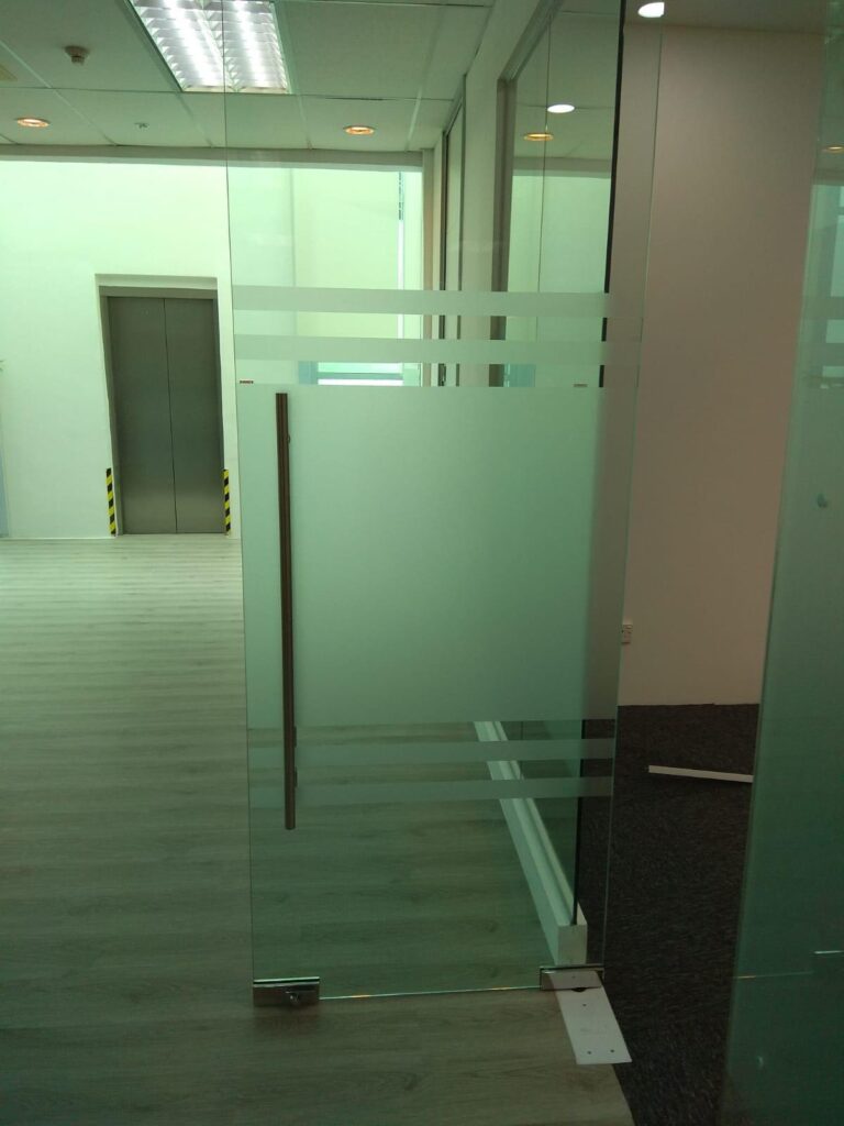 Glass wall 4